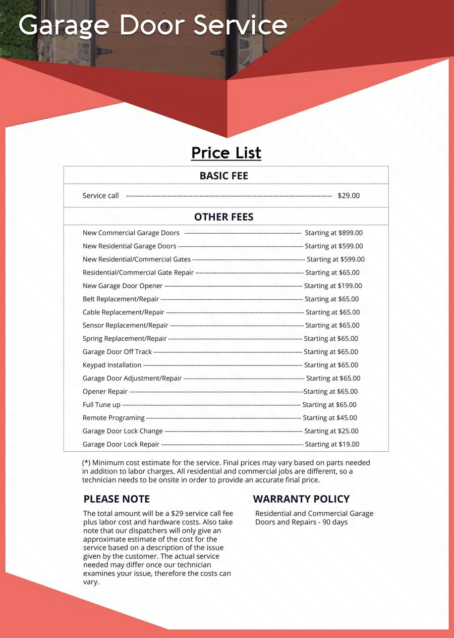 Express Garage Door Repair Service Murfreesboro, TN 615-543-5420